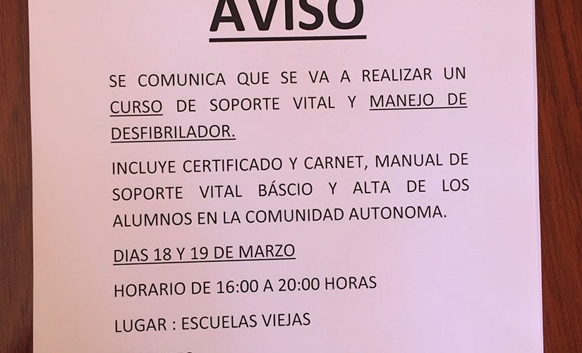 Curso desfibrilador