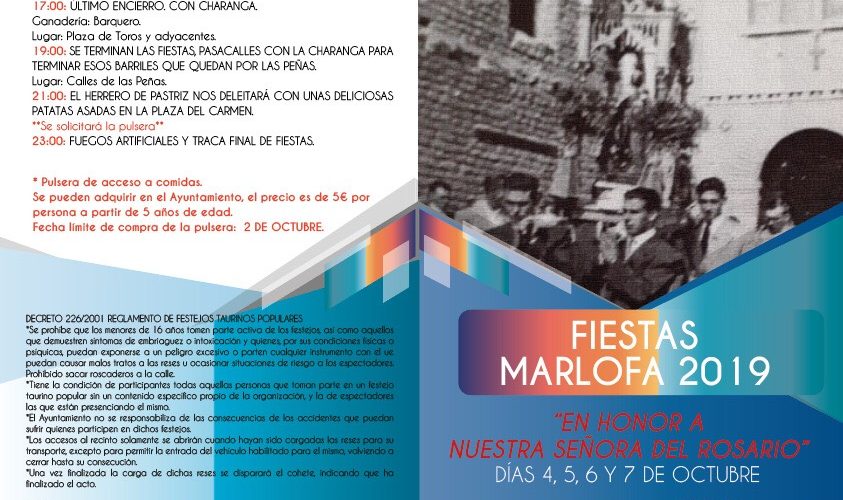 Fiestas Marlofa 2019